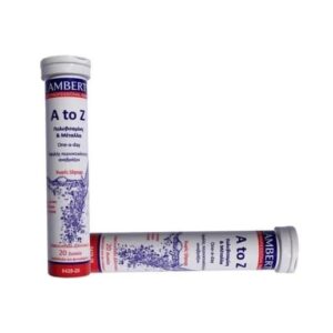 Lamberts A to Z πολυβιταμίνες μάνγκο-ανανά 20 αναβράζουσες ταμπλέτες