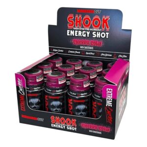 Murdered Out Shook Energy Shot 12x60ml με γεύση Cherry Cola - Συμπλήρωμα Διατροφής Uromed