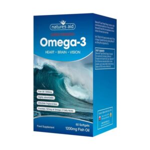 Natures Aid Super Strength Omega 3 1200mg 60 μαλακές κάψουλες