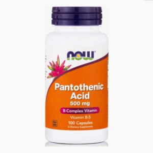 Pantothenic acid 500 mg - NOW Foods 100 κάψουλες