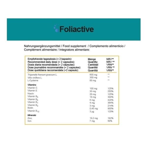 Foliactive Pills - 60 κάψουλες - Image 2