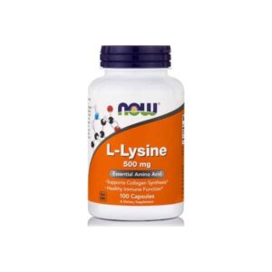L-Λυσίνη 500 mg - NOW Foods 100 ταμπλέτες