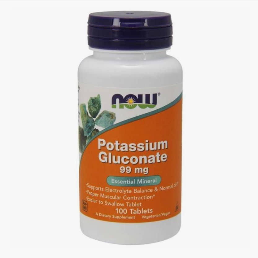 Potassium Gluconate 99mg - NOW Foods 100 ταμπλέτες