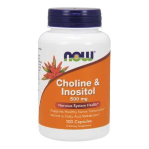 Choline & Inositol 500 mg - NOW Foods 100 κάψουλες