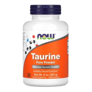 Taurine Pure Powder 227 g - NOW Foods