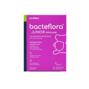 Bacteflora Junior Immune 30 κάψουλες – Προβιοτικά & Βιταμίνες