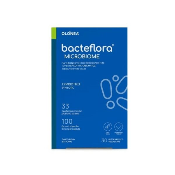 Bacteflora Microbiome-Olonea 30 κάψουλες – Προβιοτικά
