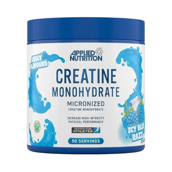 Creatine Monohydrate Micronized 250gr – Applied Nutrition  με Γεύση Icy Blue Raspberry