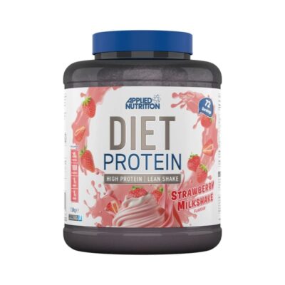Diet Whey Protein- Applied Nutrition. Πρωτείνη με Γεύση Strawberry Milkshake 1800g 6 Diet Whey Protein Applied Nutrition fraoula milkshake1800g 7