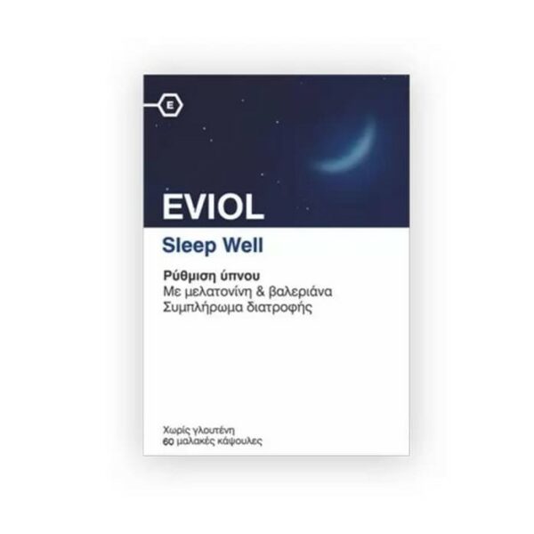 Eviol Sleep Well 60 κάψουλες | Αντιμετώπιση της Αϋπνίας