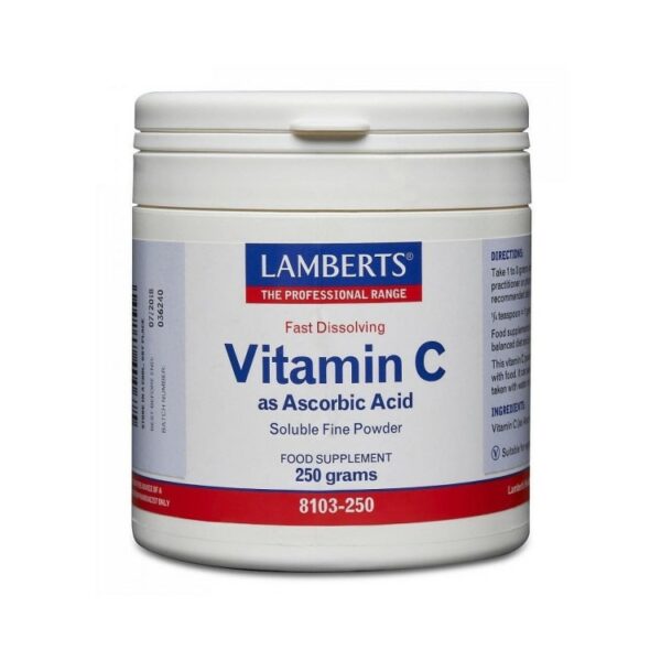 Lamberts Vitamin C as Ascorbic Acid 250 gr