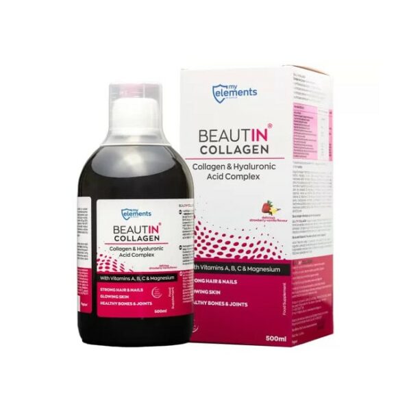 My Elements Beautin Collagen van/straw 500ml – Κολλαγόνο με γεύση Βανίλια – Φράουλα