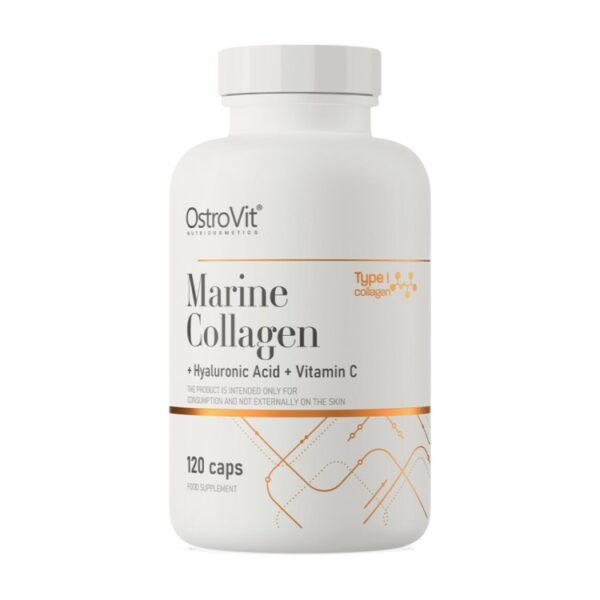 Marine Collagen with Hyaluronic Acid & Vitamin C – OstroVit 120 κάψουλες