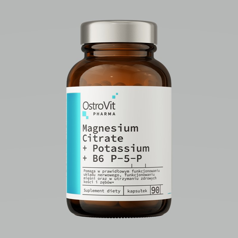 Pharma Magnesium Citrate + Potassium + B6 P-5-P - OstroVit 90 κάψουλες 1 Pharma Magnesium Citrate + Potassium + B6 P-5-P - OstroVit 90 κάψουλες