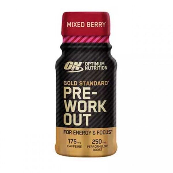 Gold Standard Pre-Workout Shot – Optimum Nutrition Mixed Berry 60ml