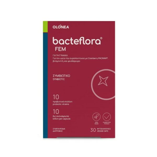 Bacteflora Fem-Olonea 30 κάψουλες | Γυναίκες Ουροποιητικό