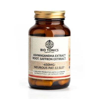 bio tonics ashwagandha extract 650mg 60 fytikes kapsoules 7