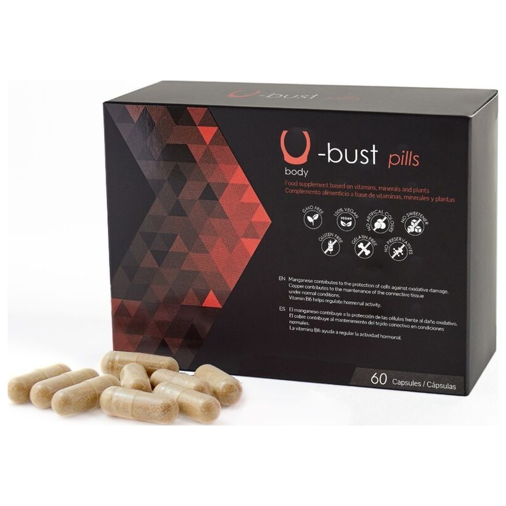 U-Bust Pills – 500Cosmetics 60 κάψουλες 1 U-Bust Pills – 500Cosmetics 60 κάψουλες
