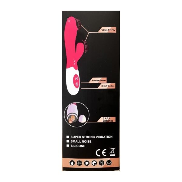 Kinksters Vibrator Δονητής Rabbit Ροζ Διπλής Δράσης