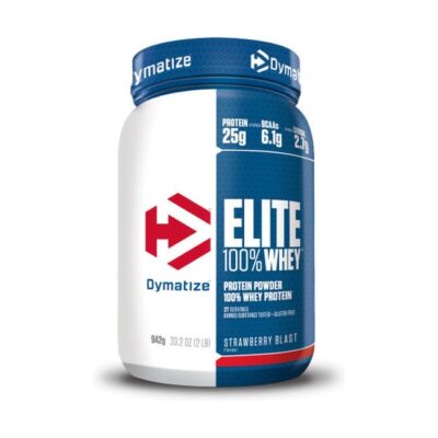Elite 100% Whey Protein 942gr – Dymatize με γεύση Strawberry Blast
