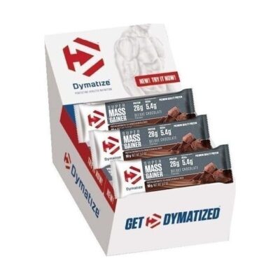 Super Mass Gainer Bar 10x90gr – Dymatize με γεύση Deluxe Chocolate