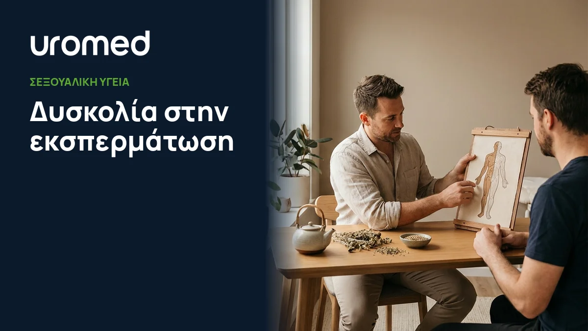 Δυσκολία στην εκσπερμάτωση: Αιτίες, συνέπειες και τι μπορείτε να κάνετε 1 dyskolia stin ekspermatosi featured