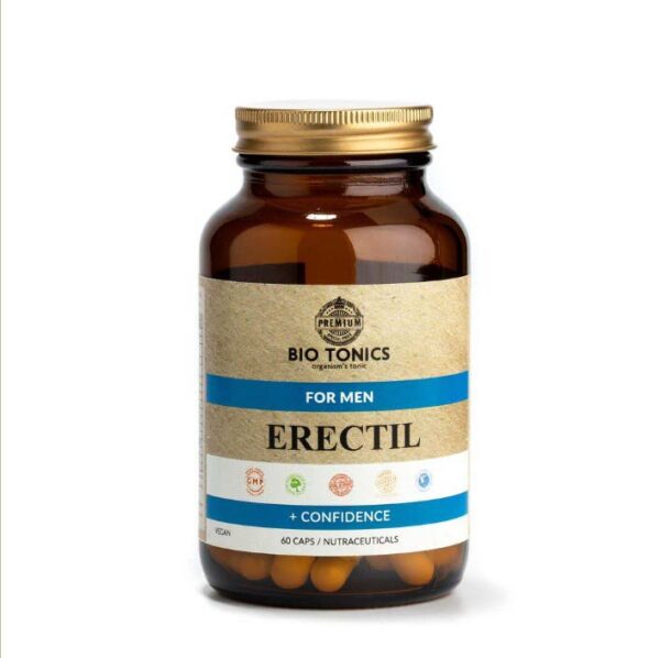 Erectil 60 Κάψουλες Bio Tonics – Ενίσχυση Λίμπιντο – Στύση