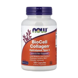 BioCell Collagen® Hydrolyzed Type II 120 caps - NOW