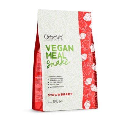 Vegan Meal Shake 1000 g (strawberry) – OstroVit
