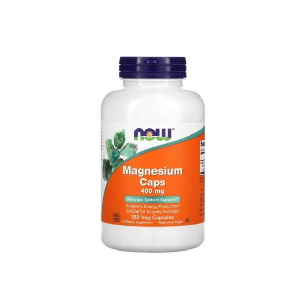 Μαγνήσιο 400 mg – NOW Foods 180 κάψουλες