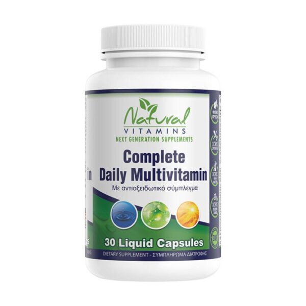 Complete Daily Multivitamin – Natural Vitamins 30 Κάψουλες
