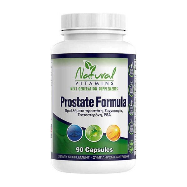 Prostate Formula – Natural Vitamins 90 κάψουλες