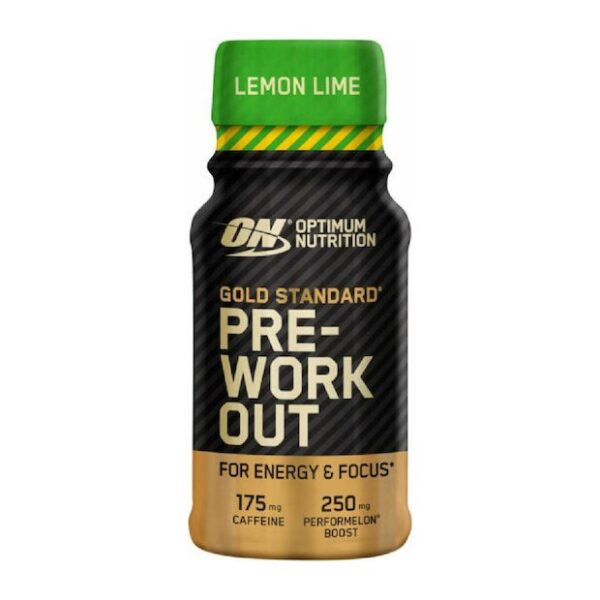 Gold Standard Pre-Workout Shot – Optimum Nutrition Lemon & Lime 60ml