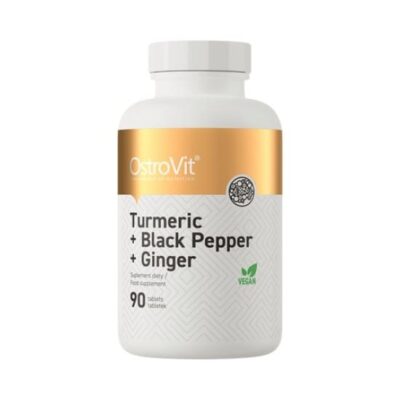 Turmeric + Black Pepper + Ginger VEGE- OstroVit 90 κάψουλες