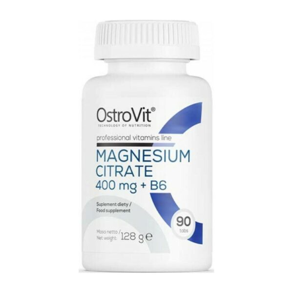 Magnesium Citrate 400 mg + B6 – OstroVit 90 ταμπλέτες
