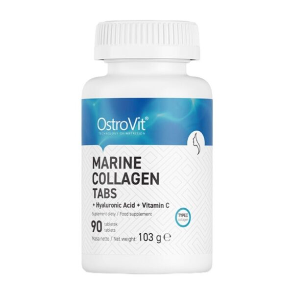 Marine Collagen with Hyaluronic Acid & Vitamin C – OstroVit 90 κάψουλες