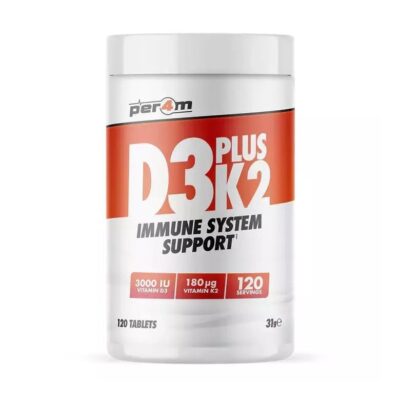 D3 Plus K2 - Per4m 120 ταμπλέτες 3 per4m d3 plus k2 vitamini gia enischysi tou anosopoiitikou tin ygeia ton oston 120 tampletes 13