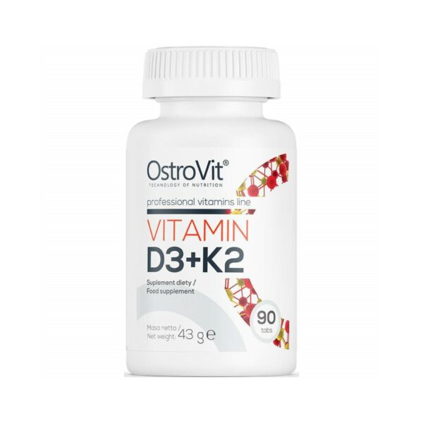 Βιταμίνη D3 4000 + K2 – OstroVit 100 ταμπλέτες